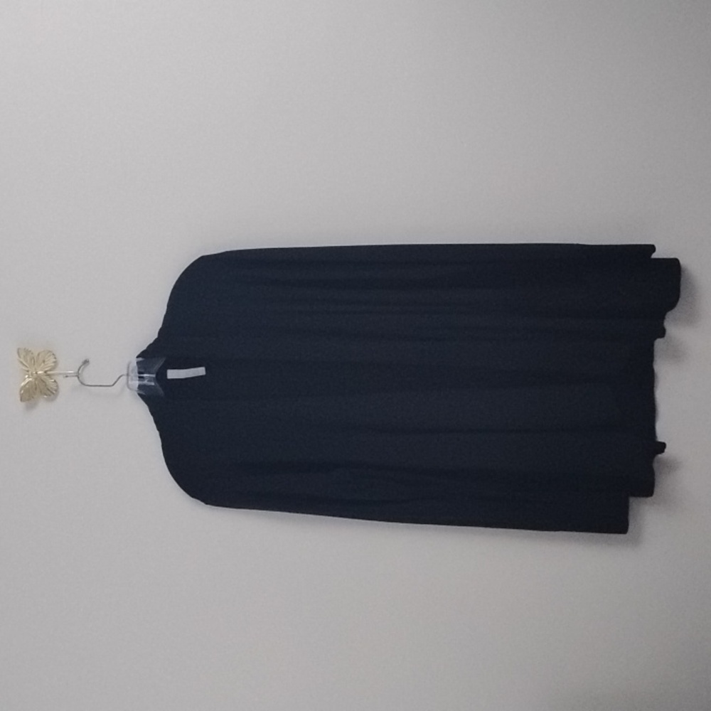 Athleta Casual Neutral Minimalist  Black‎ Knit Long Cardigan With Thumbholes - Picture 4 of 16